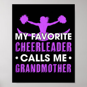 Affiche Ma pom-pom girl préférée m'appelle grand-mère Chee