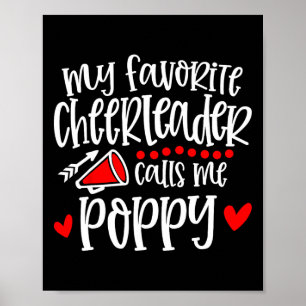 Affiche Ma pom-pom girl préférée m'appelle Poppy Drôle de