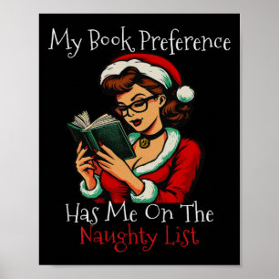 Affiche Ma préférence de livre me met sur la liste vilain