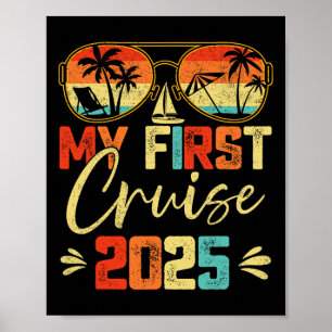 Affiche Ma première croisière 2025 Croisière de vacances e