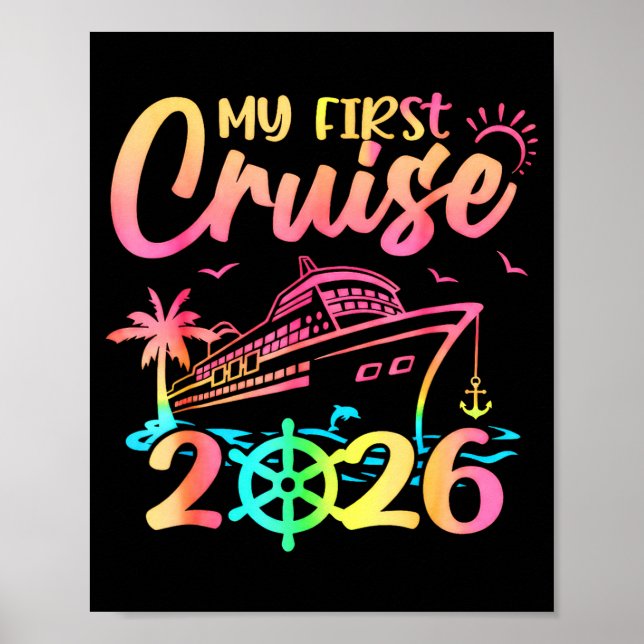 Affiche Ma première croisière 2026 Drôle de première fois  (Devant)