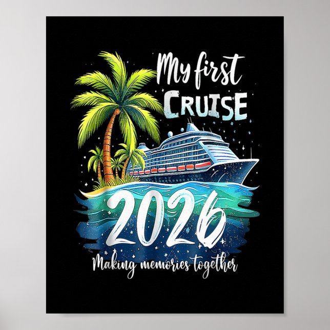 Affiche Ma première croisière 2026 Drôle de première fois  (Devant)