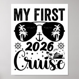 Affiche Ma première croisière 2026 Vacances Famille assort