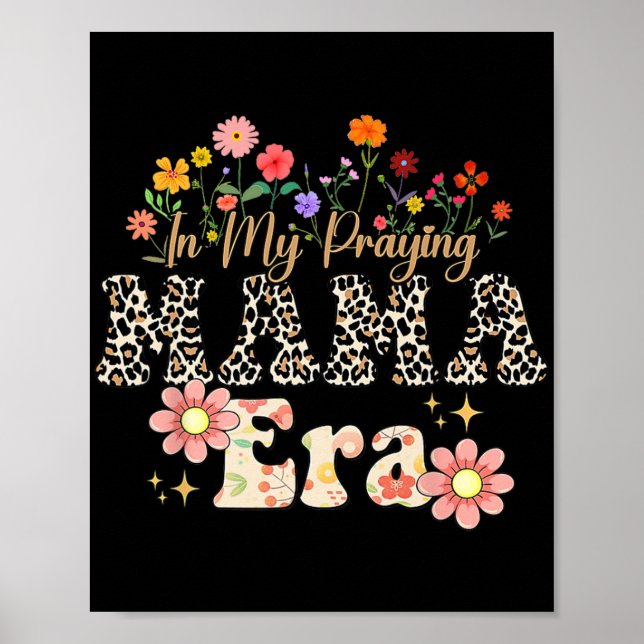 Affiche Ma prière Mama Era Religieuse Mère chrétienne (Devant)