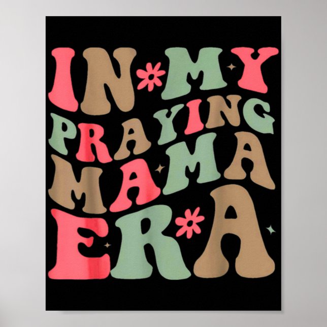 Affiche Ma prière Mama Era Religieuse Mère chrétienne (Devant)