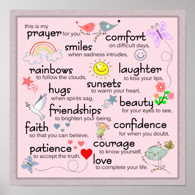 Affiche Ma Prière Pour Vous (Devant)