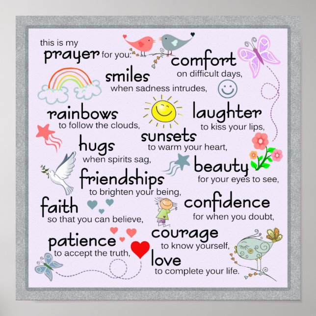 Affiche Ma Prière Pour Vous (Devant)