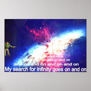 Affiche Ma recherche de l'infini continue encore et encore