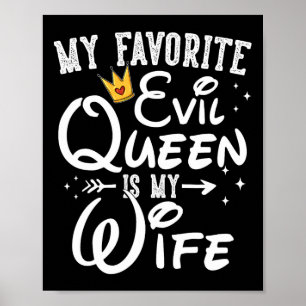 Affiche Ma Reine Du Mal Préférée Est Mes Cadeaux D'Hallowe