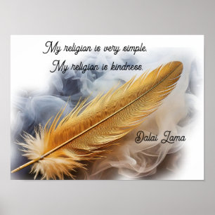 Affiche Ma religion est simple, ma religion est gentille