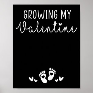 Affiche Ma Saint-Valentin de Grossesse de Maman Nouvelle V