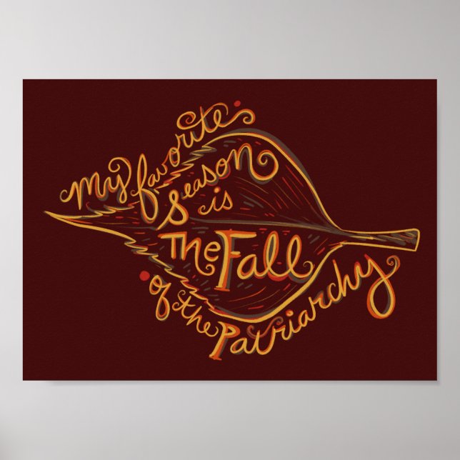 Affiche Ma saison préférée est la chute du patriarcat (Devant)