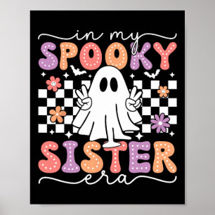 Affiche Ma soeur Éffrayante Era Retro Ghost Halloween Éffr