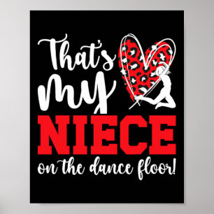 Affiche Ma tante Danse De La Nièce Tante D'Une Danse Tante