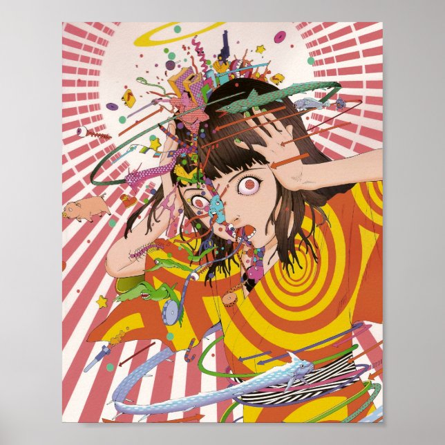 Affiche Ma tête est pleine de bite (Devant)