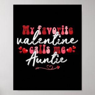 Affiche Ma Valentine préférée m'appelle Tante la Saint-Val