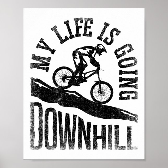 Affiche Ma vie est en train de dévaler le VTT  (Devant)