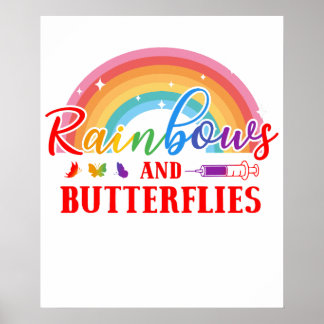Affiche ma vie est tout en arcs-en-ciel et papillons.png