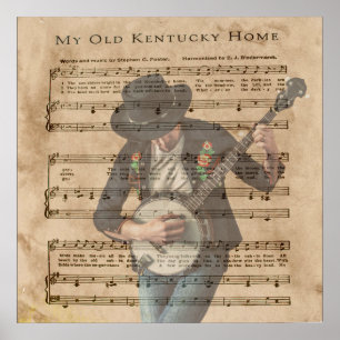 AFFICHE MA VIEILLE MAISON KENTUCKY*