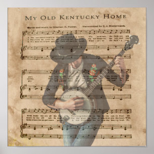 AFFICHE MA VIEILLE MAISON KENTUCKY