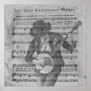 AFFICHE MA VIEILLE MAISON KENTUCKY*
