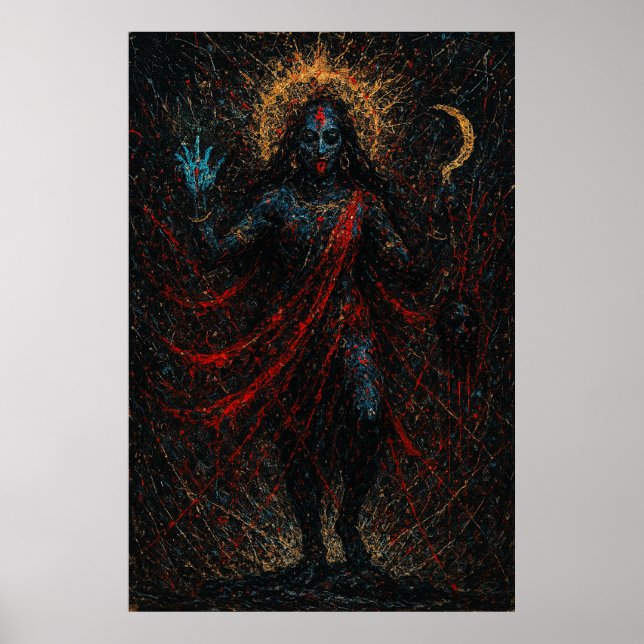 Affiche Maa Kali - Déesse du pouvoir et de la protection (Devant)