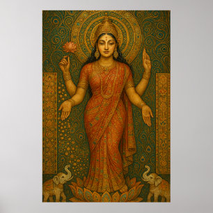 Affiche Maa Lakshmi : Déesse de la richesse et de la prosp