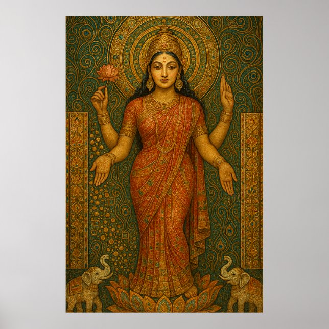 Affiche Maa Lakshmi : Déesse de la richesse et de la prosp (Devant)