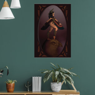 Affiche MAAT égyptienne - Style Anime