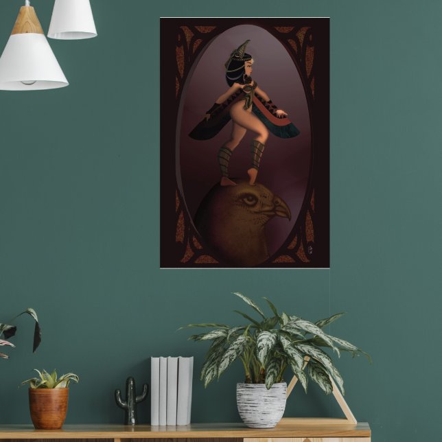 Affiche MAAT égyptienne - Style Anime (Salon 1)