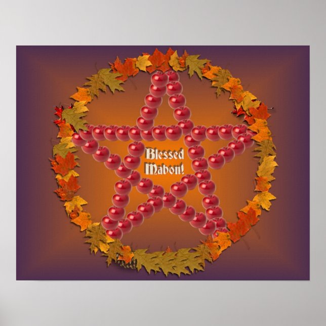 Affiche Mabon Pentacle (Devant)