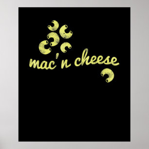 Affiche Mac n fromage   plaisir chef humour cadeau