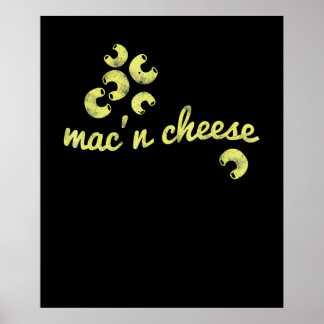 Affiche Mac n fromage | plaisir chef humour cadeau