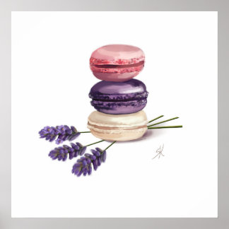 Affiche Macarons