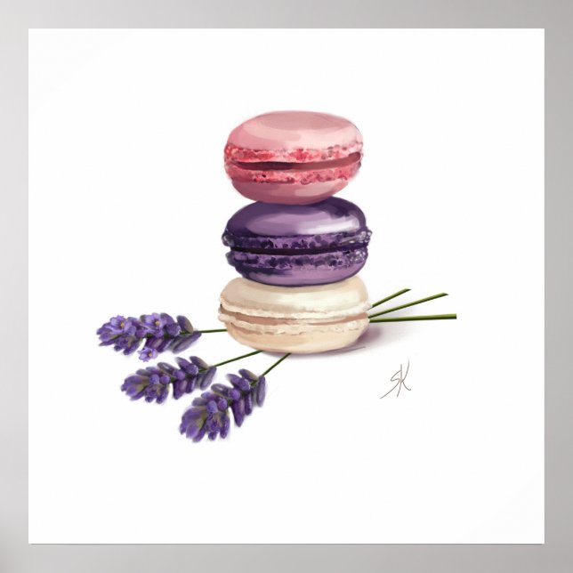 Affiche Macarons (Devant)