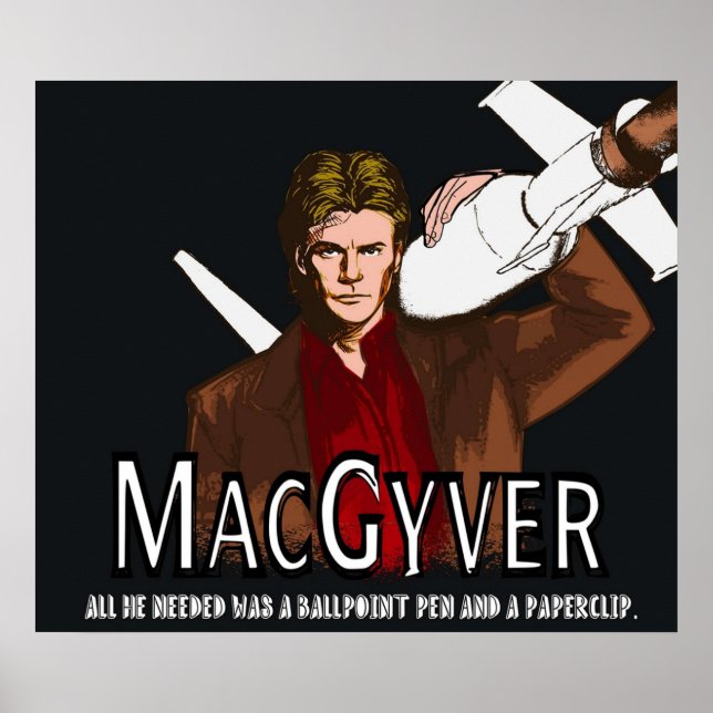Affiche Macgyver (Devant)