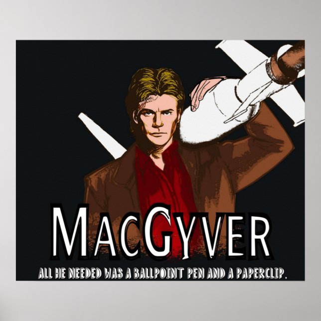 Affiche Macgyver (Devant)