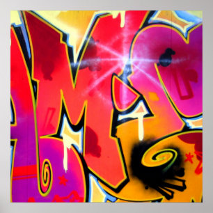 Affiche Mâche- orange