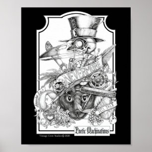 Affiche Machinations poétiques