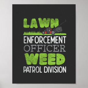 Affiche Machine à gazon