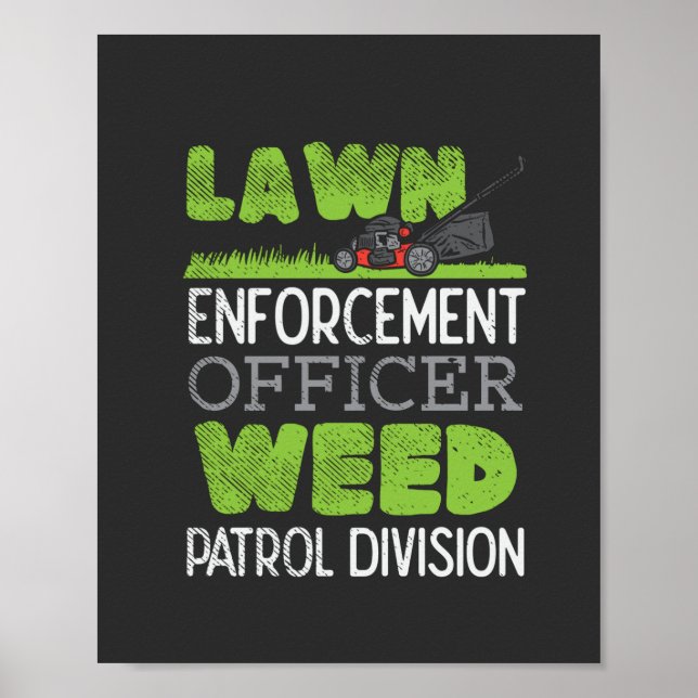 Affiche Machine à gazon (Devant)