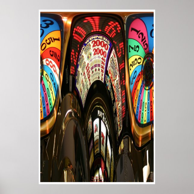 Affiche Machine à sous, Reno, Nevada (Devant)