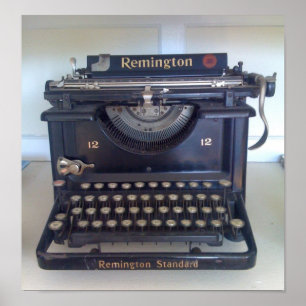 Affiche machine ancienne