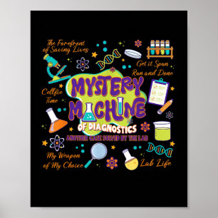 Affiche Machine Mystère de la Semaine du laboratoire de di