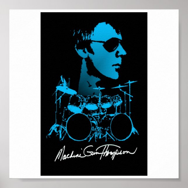 affiche machinegunthompson.com (Devant)