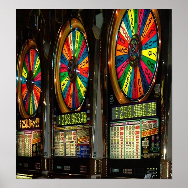 Affiche Machines à sous Las Vegas (Devant)