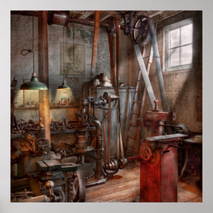 Affiche Machiniste - L'atelier moderne