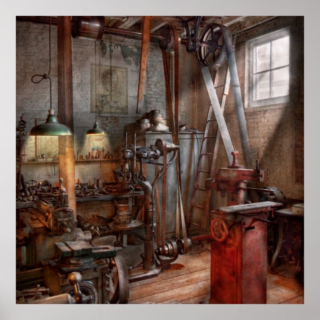 Affiche Machiniste - L'atelier moderne (Devant)