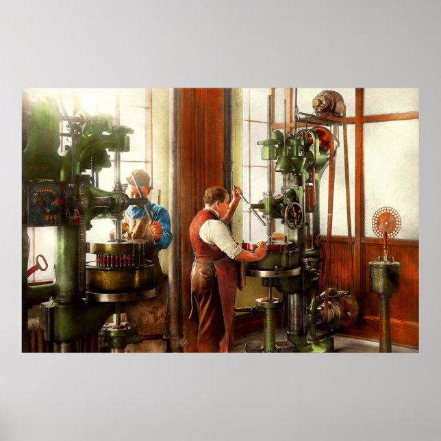 Affiche Machiniste - Quand la précision compte 1919 (Devant)