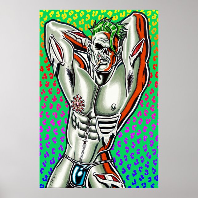 Affiche Macho Zombie (Devant)